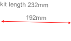 kit length 232mm
